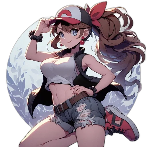 hat, staff, weapon, dress transparent PNG cut-out