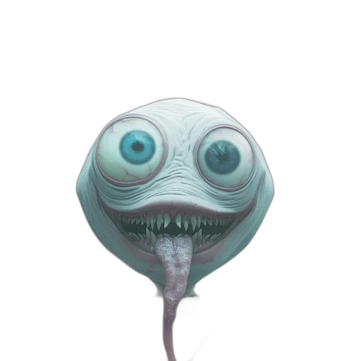 creature, staff, face, mask transparent PNG cut-out