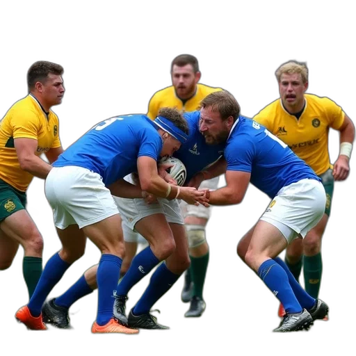 rugby, match, progress, players transparent PNG cut-out