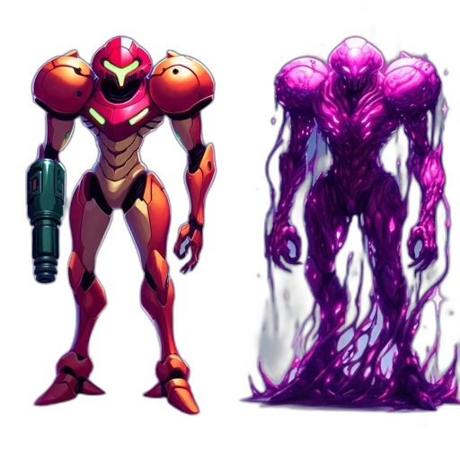 concept art, comic book art, 3d render, pixel art transparent PNG cut-out