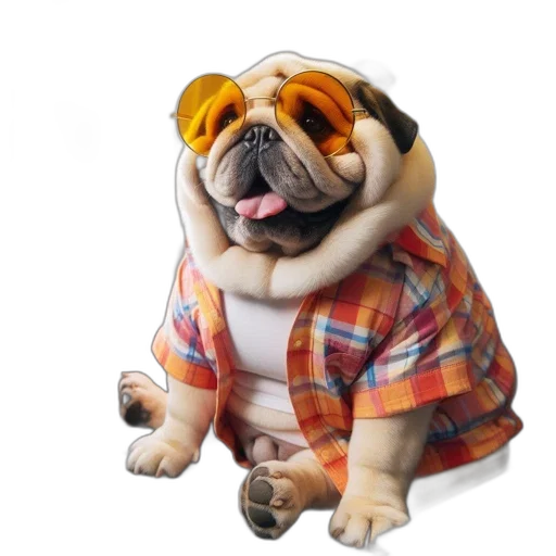 jacket, animal, creature, 3d render transparent PNG cut-out
