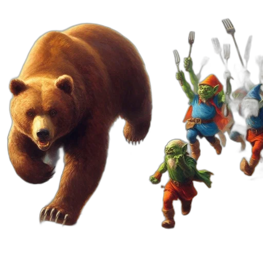 concept art, 3d render, fantasy art, pixel art transparent PNG cut-out