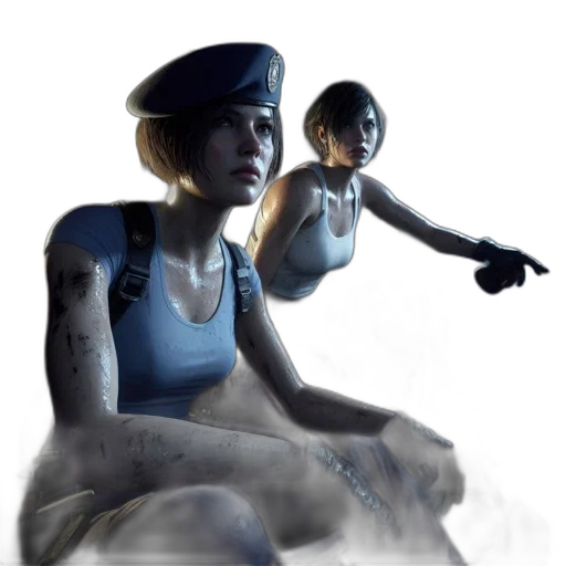 concept art, comic book art, photorealistic, cyberpunk transparent PNG cut-out