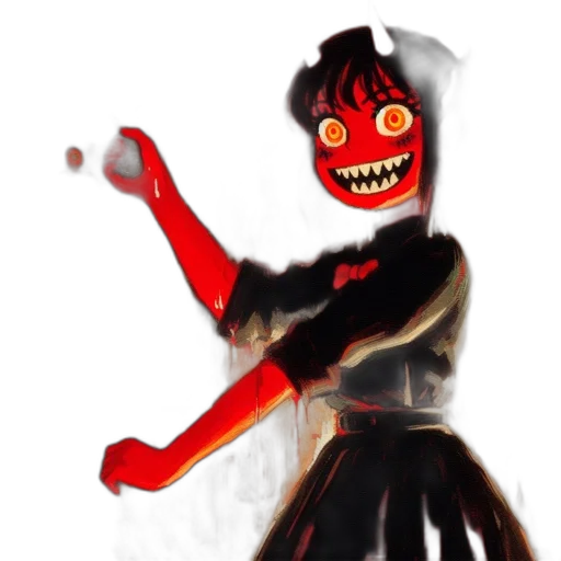 mask, staff, creature, dress transparent PNG cut-out