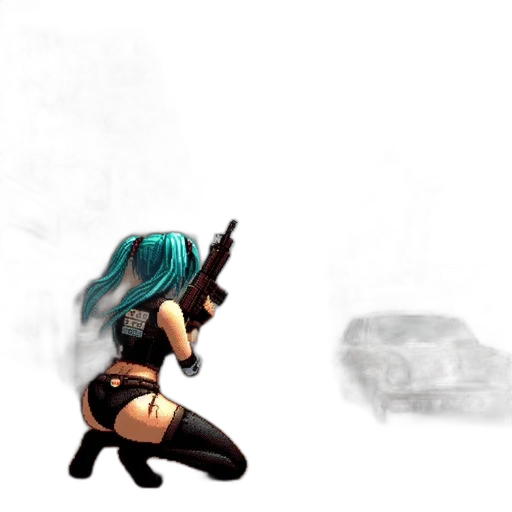 weapon, car, robot, concept art transparent PNG cut-out