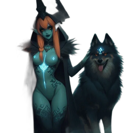 creature, staff, animal, concept art transparent PNG cut-out