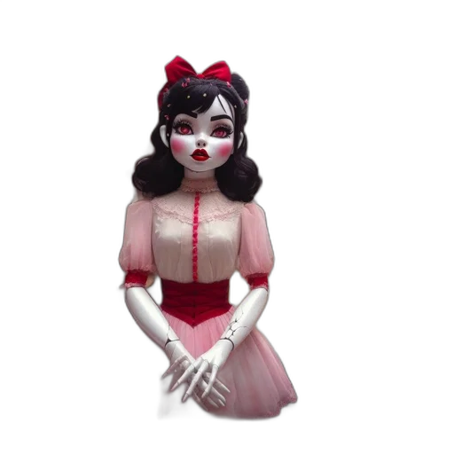 mask, dress, concept art, 3d render transparent PNG cut-out