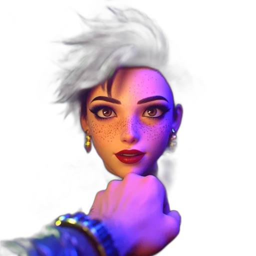 face, robot, jewelry, staff transparent PNG cut-out