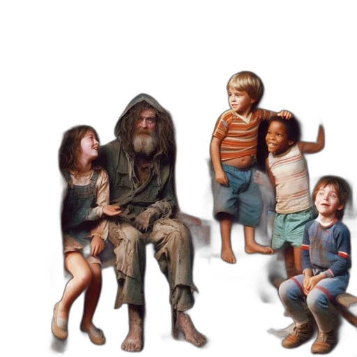 concept art, oil painting, photorealistic, 3d render transparent PNG cut-out
