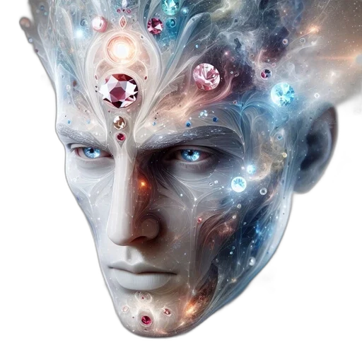 face, mask, robot, creature transparent PNG cut-out