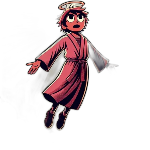 staff, jacket, dress, creature transparent PNG cut-out