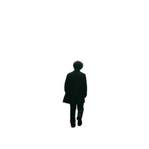 jacket, robot, staff, creature transparent PNG cut-out