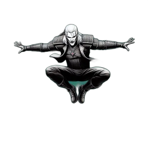 jacket, robot, comic book art, concept art transparent PNG cut-out