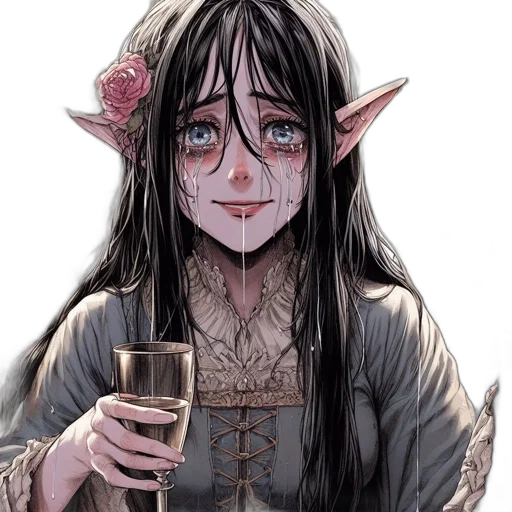face, mask, creature, fantasy art transparent PNG cut-out