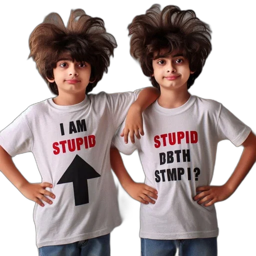 hat, two, boys, stand transparent PNG cut-out