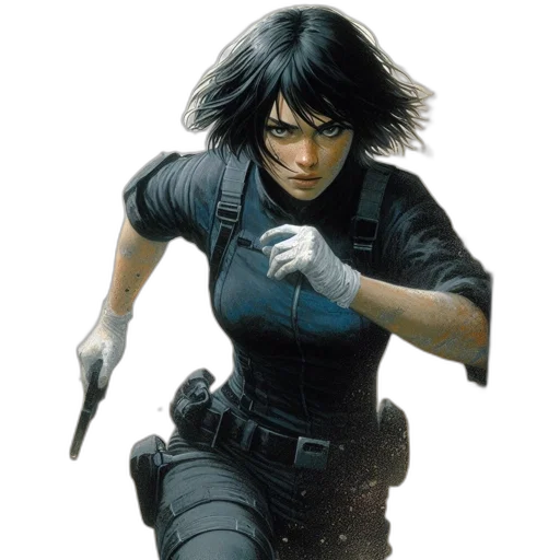 weapon, comic book art, concept art, photorealistic transparent PNG cut-out