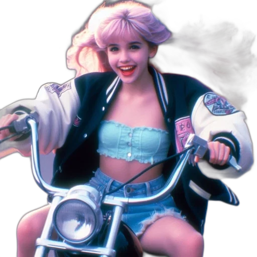jacket, car, vaporwave, concept art transparent PNG cut-out