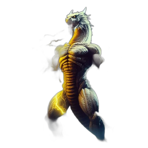 dragon, creature, animal, robot transparent PNG cut-out