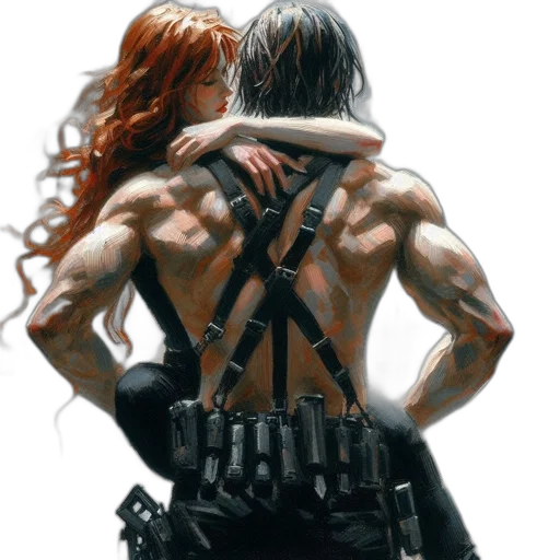 weapon, concept art, cyberpunk, comic book art transparent PNG cut-out