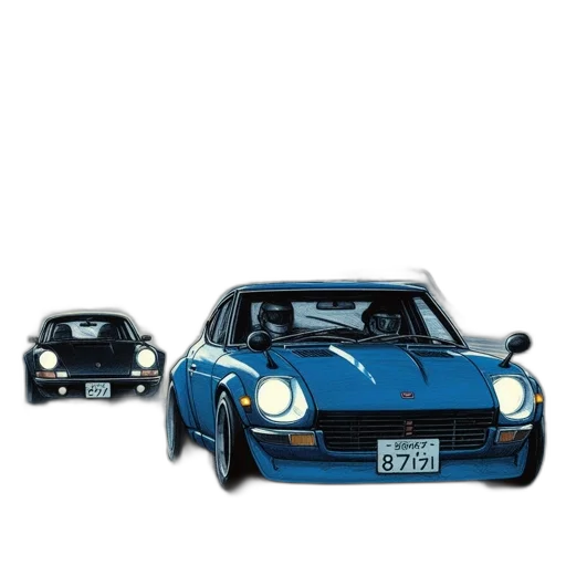 car, 3d render, concept art, photorealistic transparent PNG cut-out