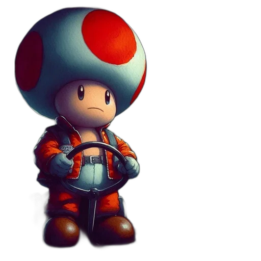 robot, hat, weapon, 3d render transparent PNG cut-out