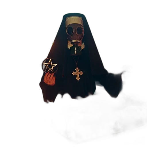 mask, staff, crown, creature transparent PNG cut-out