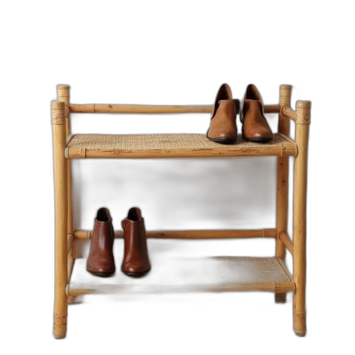 furniture, shoes, bamboo, shelf transparent PNG cut-out