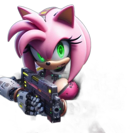 weapon, animal, concept art, 3d render transparent PNG cut-out