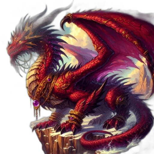 dragon, creature, fantasy art, concept art transparent PNG cut-out
