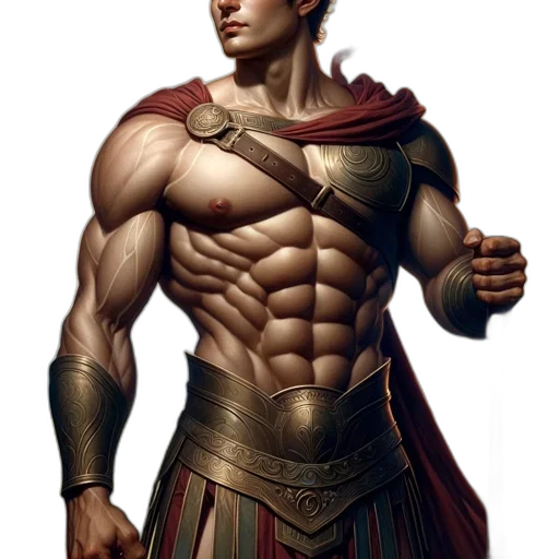 fantasy art, comic book art, concept art, photorealistic transparent PNG cut-out
