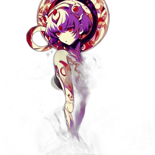 robot, mask, flower, creature transparent PNG cut-out