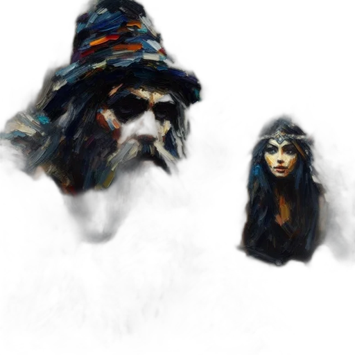 face, mask, hat, concept art transparent PNG cut-out