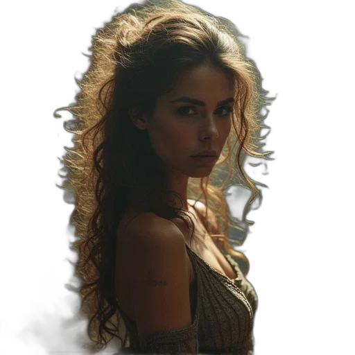 hair, dress, crown, face transparent PNG cut-out