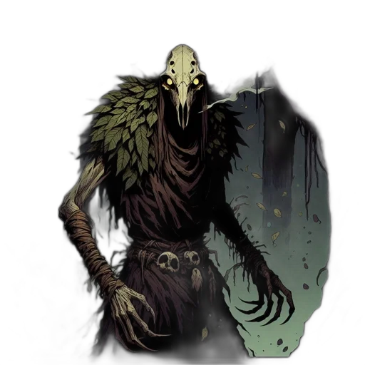 creature, mask, staff, animal transparent PNG cut-out