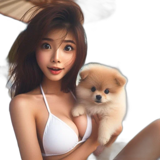 animal, creature, photorealistic, fantasy art transparent PNG cut-out