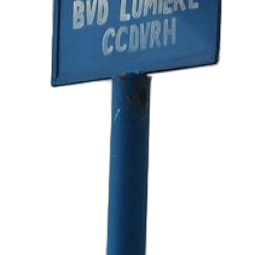 staff, 3d render, blue, sign transparent PNG cut-out