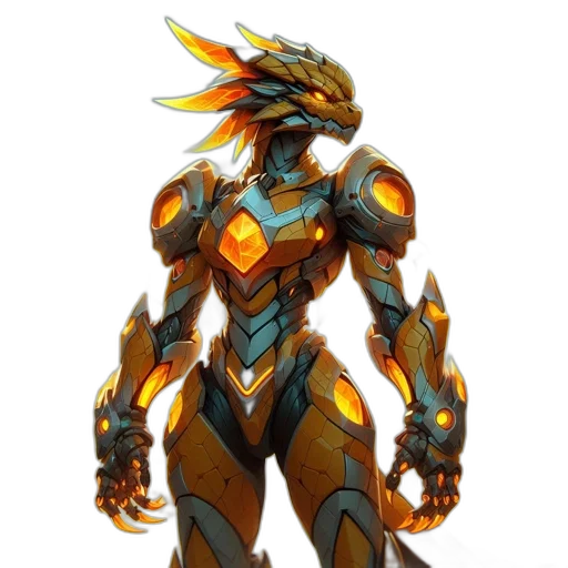 robot, dragon, weapon, concept art transparent PNG cut-out