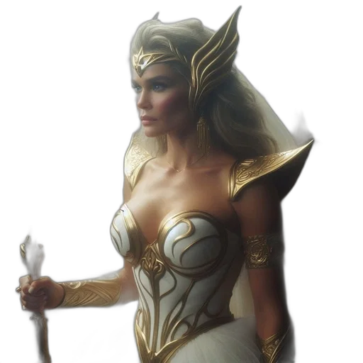 jewelry, dress, fantasy art, concept art transparent PNG cut-out