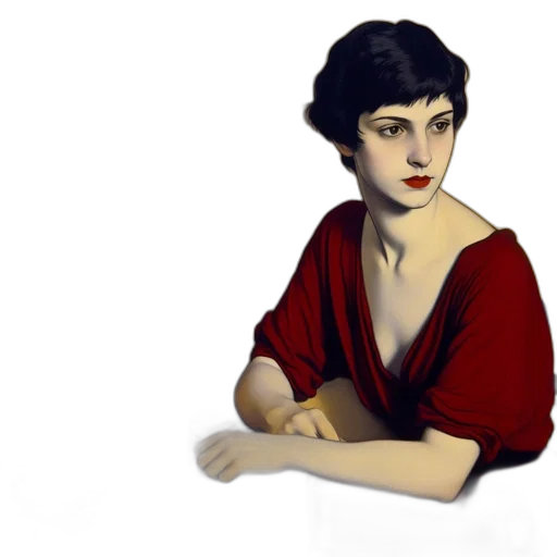 dress, jewelry, face, staff transparent PNG cut-out