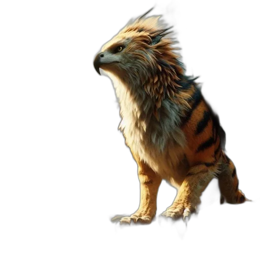 animal, creature, dragon, hair transparent PNG cut-out
