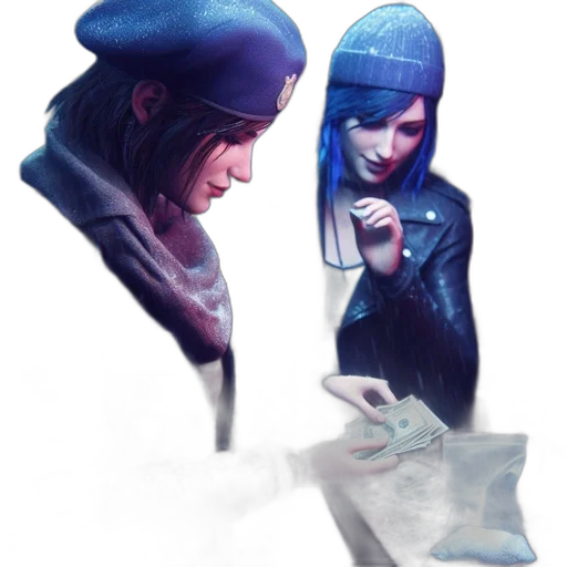 jacket, hat, mask, face transparent PNG cut-out