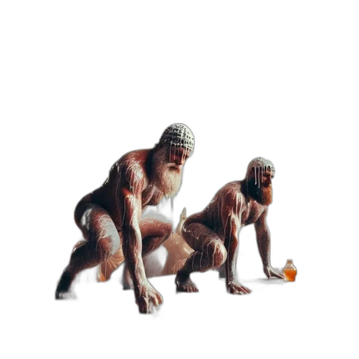 creature, animal, concept art, 3d render transparent PNG cut-out