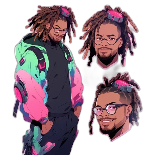 jacket, creature, concept art, anime transparent PNG cut-out