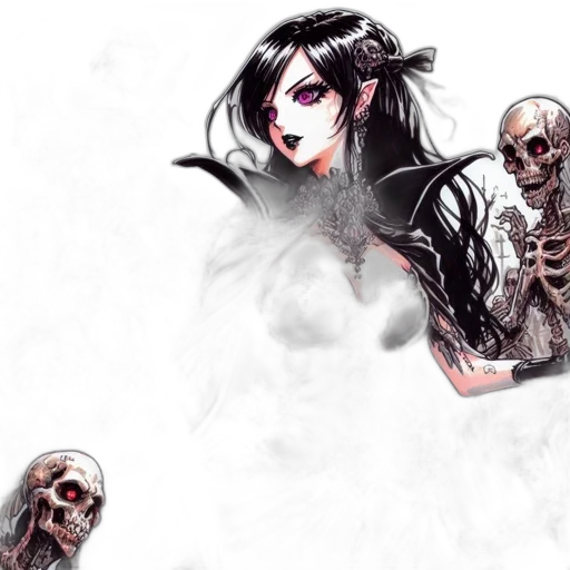 concept art, comic book art, fantasy art, watercolor transparent PNG cut-out