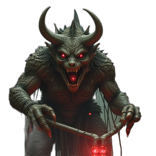 creature, staff, dragon, concept art transparent PNG cut-out