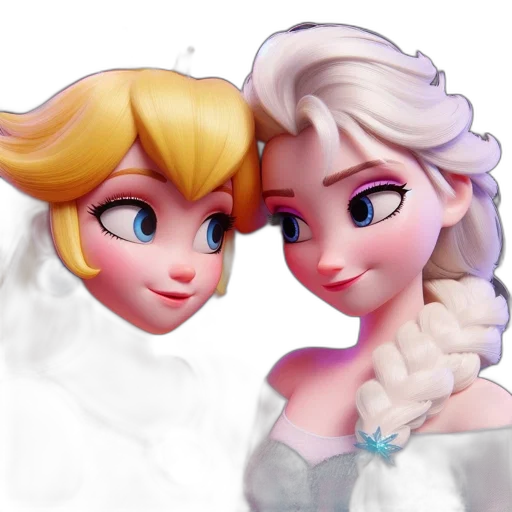 crown, face, 3d render, photorealistic transparent PNG cut-out