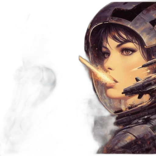 face, mask, robot, weapon transparent PNG cut-out