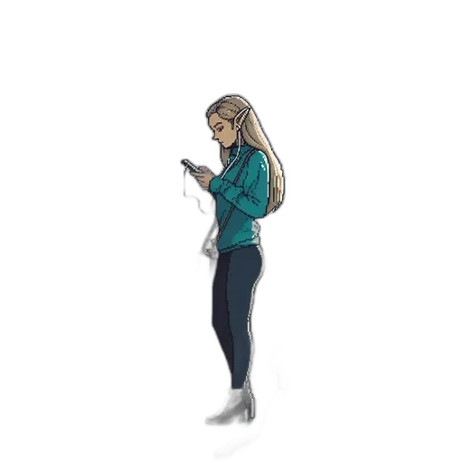staff, jacket, dress, robot transparent PNG cut-out