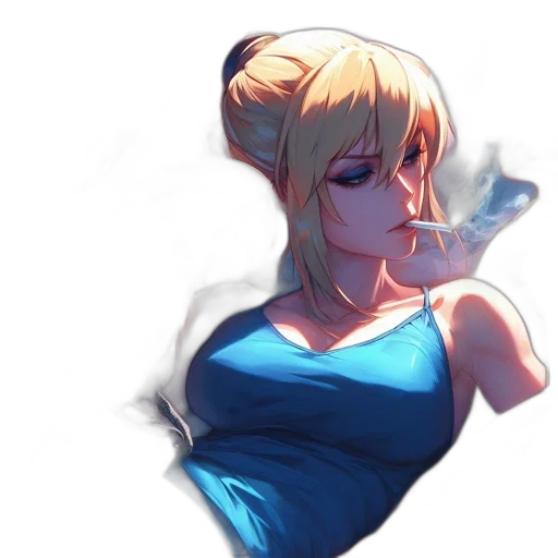dress, face, staff, weapon transparent PNG cut-out