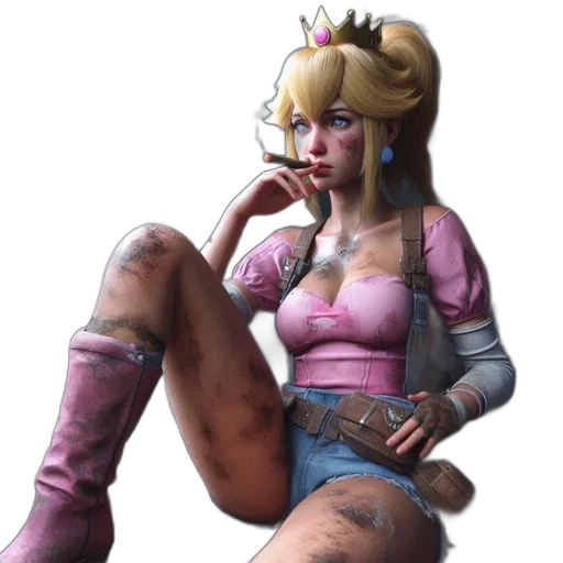 staff, weapon, face, dress transparent PNG cut-out
